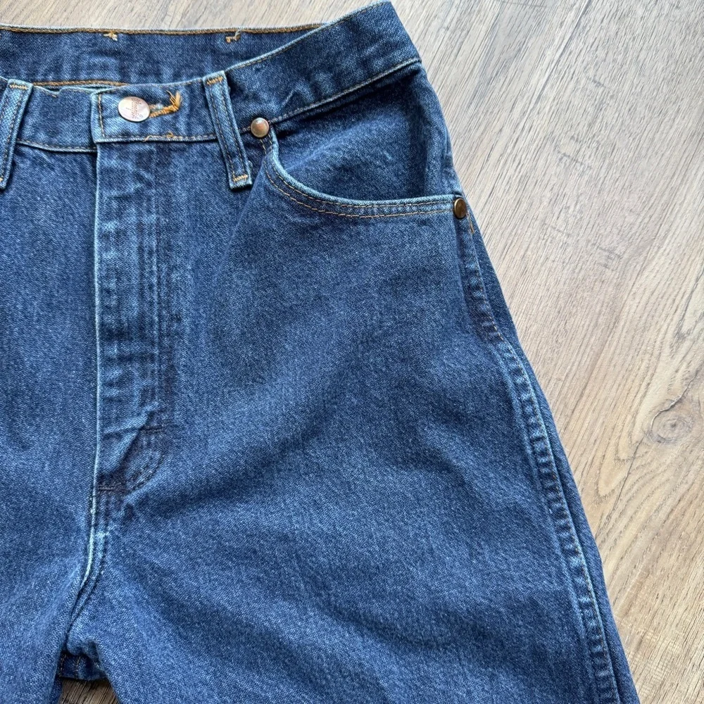 Vintage Women's High-Rise Denim Jeans - Size 7 x 34 Style 14MWZDD - Picture 8 of 15